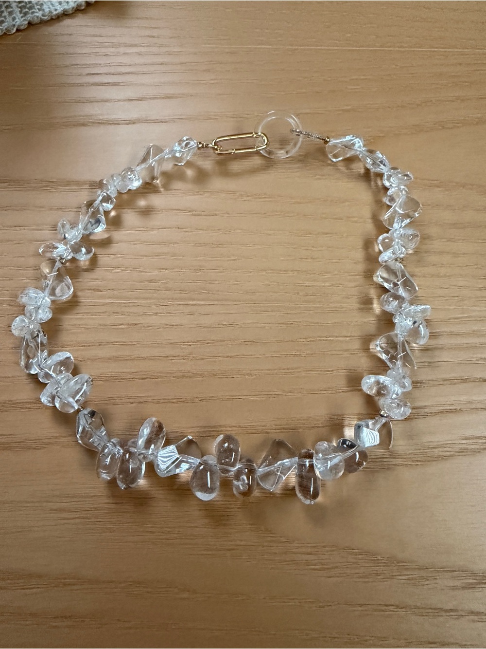 Lucky Brand Crystal Rock Necklace
